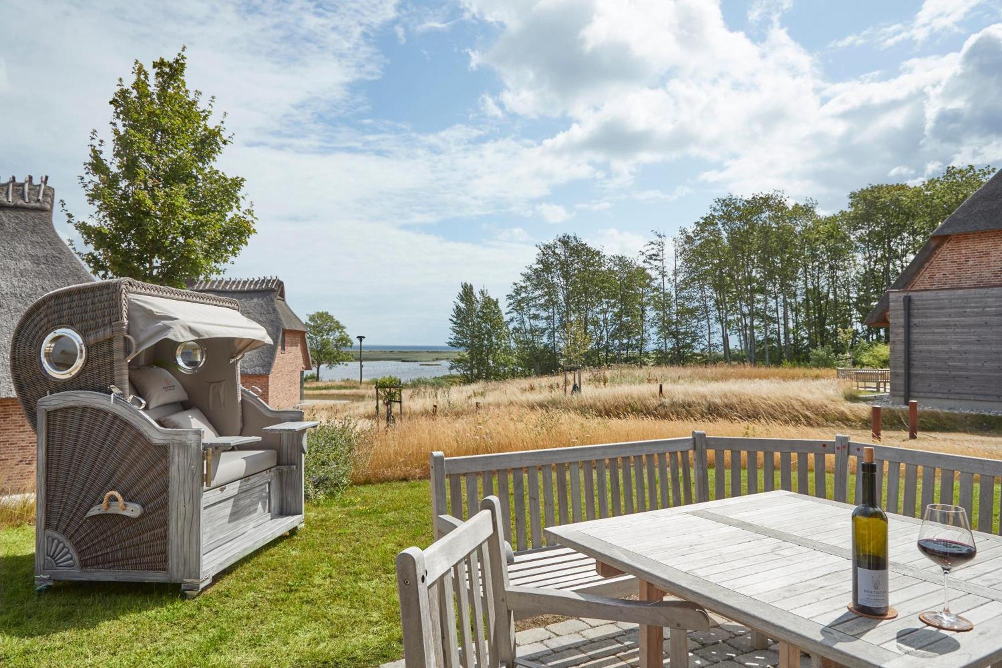 Reetdorf Geltinger Birk Atelierhaus Schilfinsel Villa Nieby  Buitenkant foto