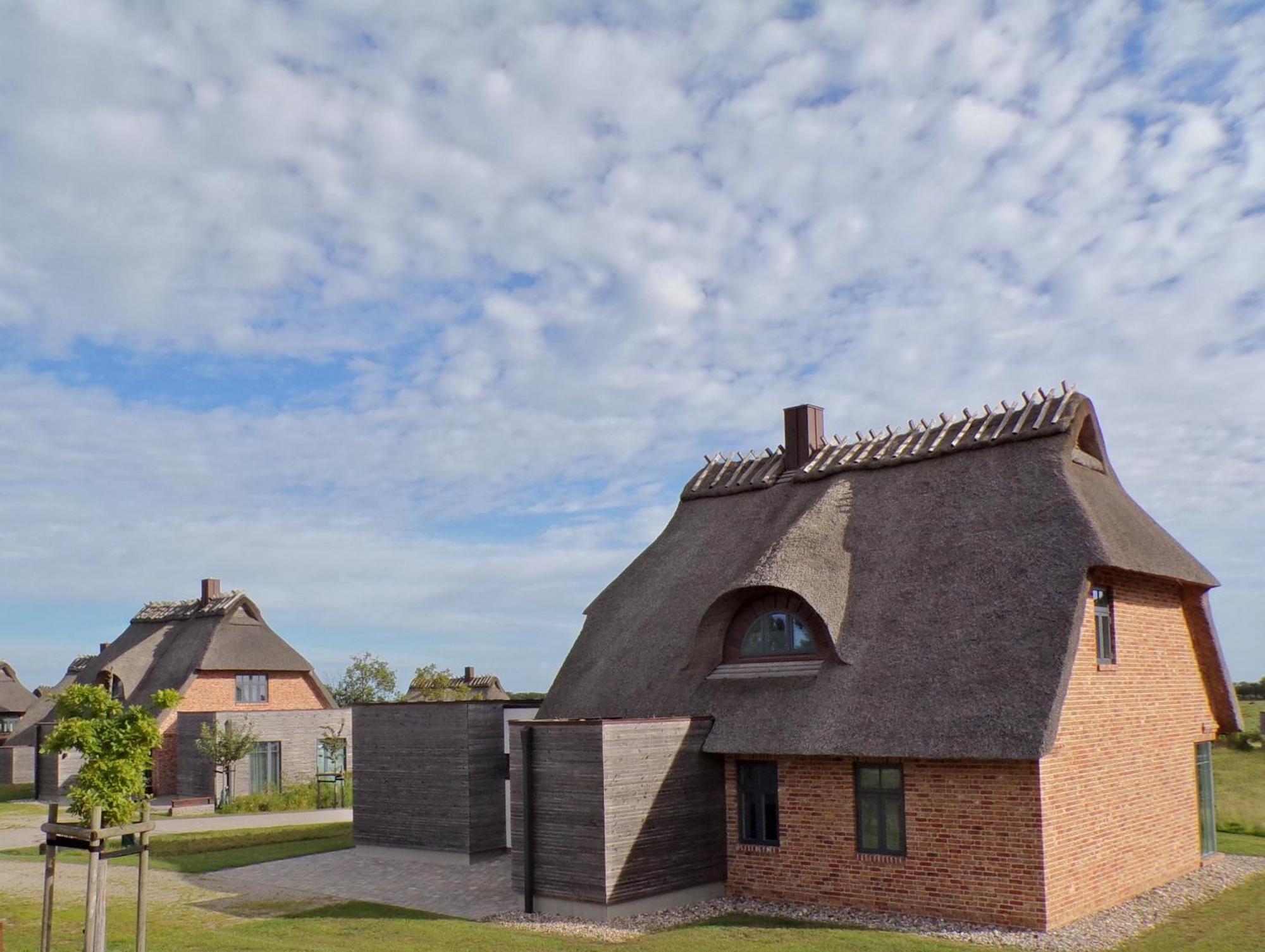 Reetdorf Geltinger Birk Atelierhaus Schilfinsel Villa Nieby  Buitenkant foto